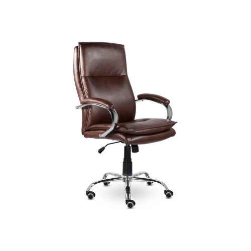 Кресло руководителя Куба CH-701 (Хром) ХДП СР (Экокожа) фото 2 Кресло руководителя Куба CH-701 (Хром) ХДП СР (Экокожа) фото 2