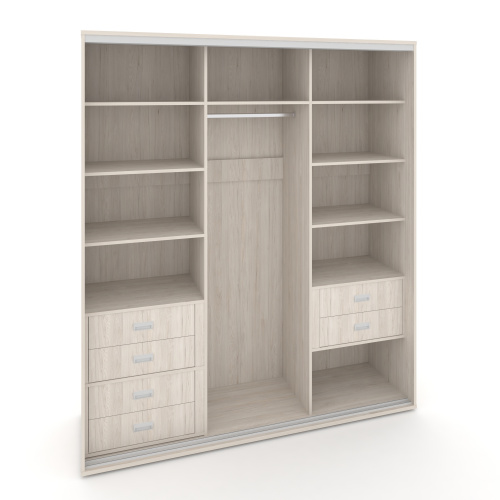 Корпус 3-х секционного шкафа высокого L=2519мм Maris SH.K3-7.1 K7 фото 5