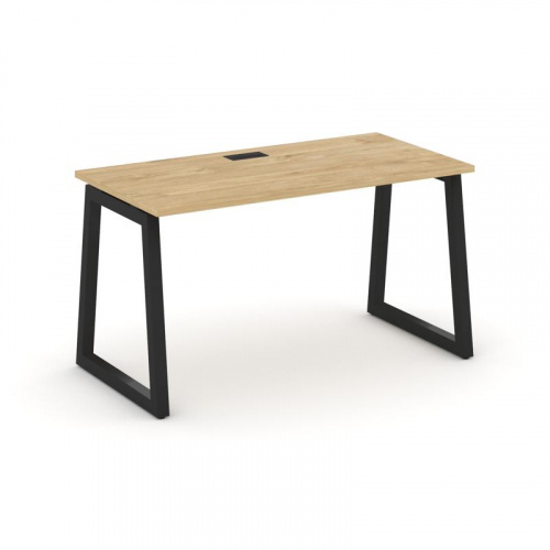 Style Project Стол письменный SN-5T1.SP-025 Акация Лорка/Металл Антрацит/Заглушка Пластик Черный 178 Style Project Стол письменный SN-5T1.SP-025 Акация Лорка/Металл Антрацит/Заглушка Пластик Черный 178