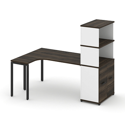 Стол эргономичный с опорным распашным шкафом Concept CN.SA-215(L)