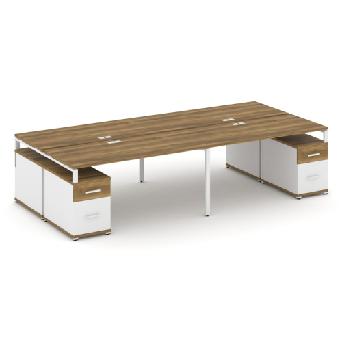 Бенч-система на 4 места с 2 опорными тумбами Concept CN.DRS-332 фото 8 Бенч-система на 4 места с 2 опорными тумбами Concept CN.DRS-332 фото 8