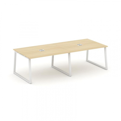 Style Project Стол переговорный SN-6T1.SPRG-043 Акация Лорка/Металл Антрацит/Заглушка Металл Антраци фото 22