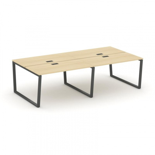 Style Project Рабочая станция 2-х сторон. SN-6T2.DRS-042 Акация Лорка/Металл Антрацит/Заглушка Пласт фото 28