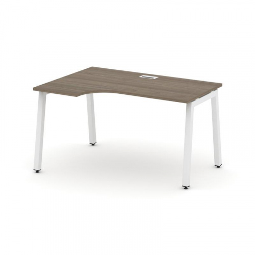 Style Project Стол рабочий эргоном. SN-5A.SPA-021(L) Дуб Табак/Металл Белый 1380*800/980*750 фото 17 Style Project Стол рабочий эргоном. SN-5A.SPA-021(L) Дуб Табак/Металл Белый 1380*800/980*750 фото 17