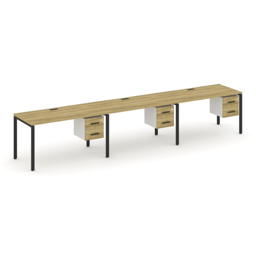 Бенч-система на 3 места с подвесными тумбами Concept CN.ORS-135 фото 6