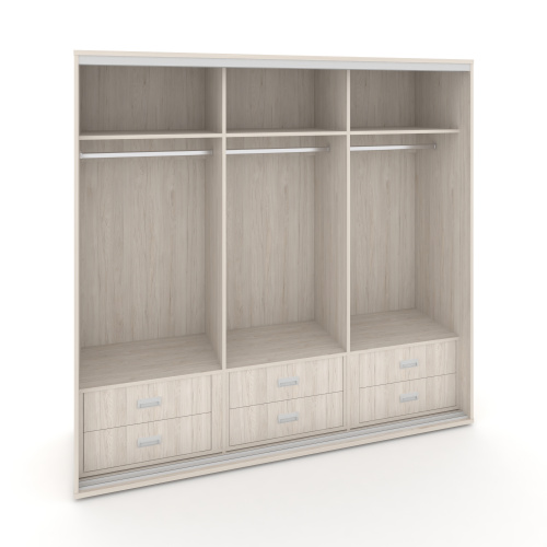 Корпус 3-х секционного шкафа низкого L=2219мм Maris SH.K3-5.2 K4 фото 5