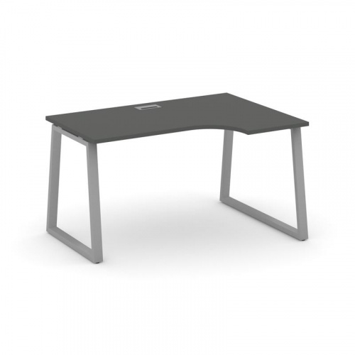 Style Project Стол рабочий эргоном. SN-6T1.SPA-011(R) Акация Лорка/Металл Антрацит/Заглушка Пластик фото 18