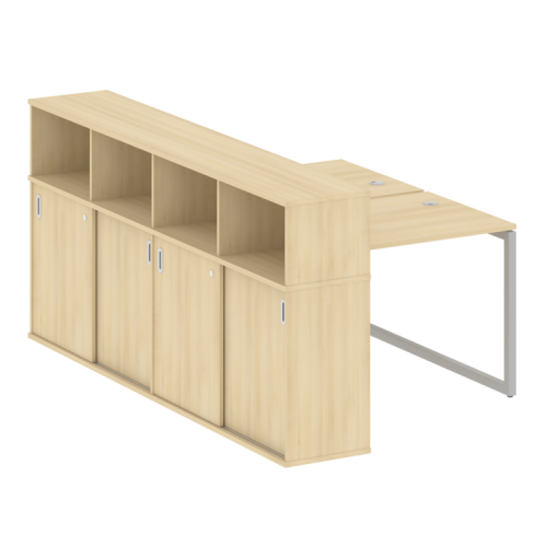 Бенч-система с шкафом-купе на О-обр. м/к Metal System Quattro 40БО.РС-СШК-4.1 фото 8 Бенч-система с шкафом-купе на О-обр. м/к Metal System Quattro 40БО.РС-СШК-4.1 фото 8