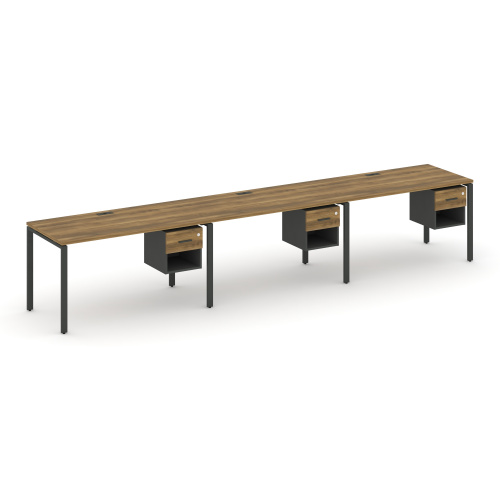 Бенч-система на 3 места с подвесными тумбами Concept CN.ORS-140 Бенч-система на 3 места с подвесными тумбами Concept CN.ORS-140