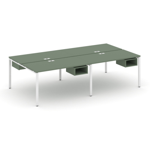 Бенч-система на 4 места с подвесными тумбами Concept CN.DRS-122 Бенч-система на 4 места с подвесными тумбами Concept CN.DRS-122