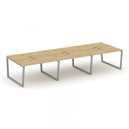 Style Project Рабочая станция 2-х сторон. SN-6T2.DRS-061 Акация Лорка/Металл Антрацит/Заглушка Пласт фото 2