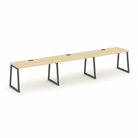 Style Project Рабочая станция 1 сторон. SN-4T1.ORS-042 Акация Лорка/Металл Антрацит/Заглушка Пластик