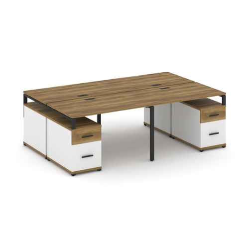 Бенч-система на 4 места с 2 опорными тумбами Concept CN.DRS-330 фото 7 Бенч-система на 4 места с 2 опорными тумбами Concept CN.DRS-330 фото 7