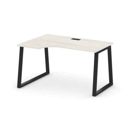 Style Project Стол рабочий эргоном. SN-6T1.SPA-001(L) Акация Лорка/Металл Антрацит/Заглушка Пластик фото 8