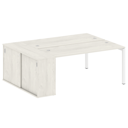 Бенч-система с шкафом-купе на П-обр. м/к Metal System Quattro 50БП.РС-СШК-1.4 фото 4 Бенч-система с шкафом-купе на П-обр. м/к Metal System Quattro 50БП.РС-СШК-1.4 фото 4