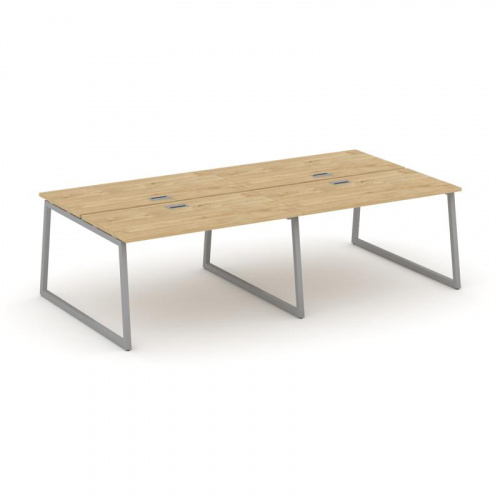 Style Project Рабочая станция 2-х сторон. SN-4T1.DRS-044 Акация Лорка/Металл Антрацит/Заглушка Пласт фото 2