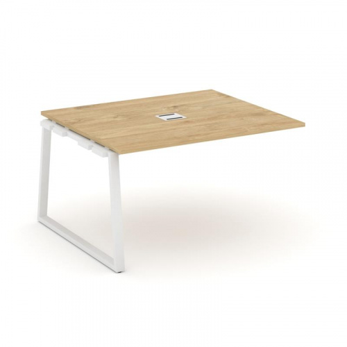 Style Project Проходной наб. элем. перег. стола SN-6T1.NSPRG-032 Акация Лорка/Металл Антрацит/Заглуш фото 3