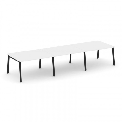 Style Project Стол переговорный SN-6A.SPRG-053.3 Тиквуд Светлый/Металл Антрацит 4140*1180*750 фото 7