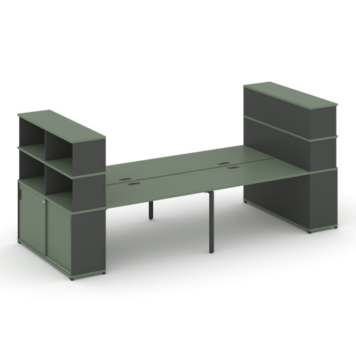 Бенч-система с опорными шкафами-купе Concept CN.DRS-288 фото 2