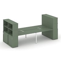 Бенч-система с опорными шкафами-купе Concept CN.DRS-286