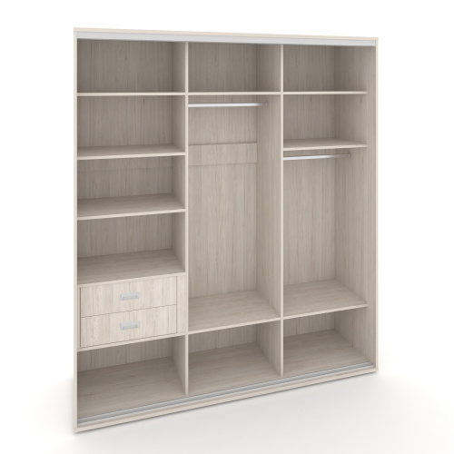 Корпус 3-х секционного шкафа высокого L=2519мм Maris SH.K3-7.1 K5 фото 2