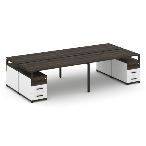 Бенч-система на 4 места с 2 опорными тумбами Concept CN.DRS-328 фото 9 Бенч-система на 4 места с 2 опорными тумбами Concept CN.DRS-328 фото 9