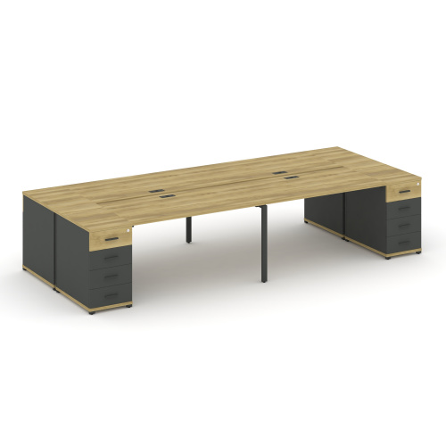 Бенч-система на 4 места с 2 опорными тумбами Concept CN.DRS-427 фото 4 Бенч-система на 4 места с 2 опорными тумбами Concept CN.DRS-427 фото 4