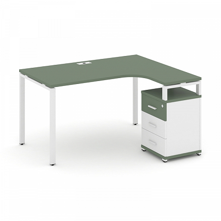 Стол эргономичный с опорной тумбой Concept CN.SA-305(R)