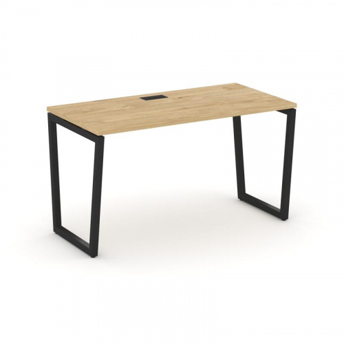 Style Project Стол письменный SN-4T2.SP-011 Акация Лорка/Металл Антрацит/Заглушка Пластик Черный 980