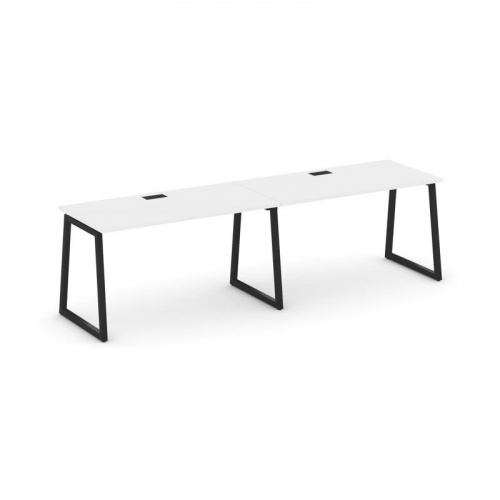 Style Project Рабочая станция 1 сторон. SN-4T1.ORS-012 Акация Лорка/Металл Антрацит/Заглушка Пластик фото 5