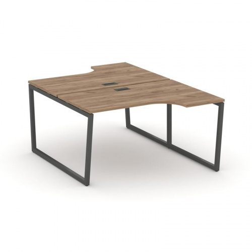 Style Project Рабочая станция эргоном. SN-4T2.DRPA-012 Акация Лорка/Металл Антрацит/Заглушка Пластик фото 23