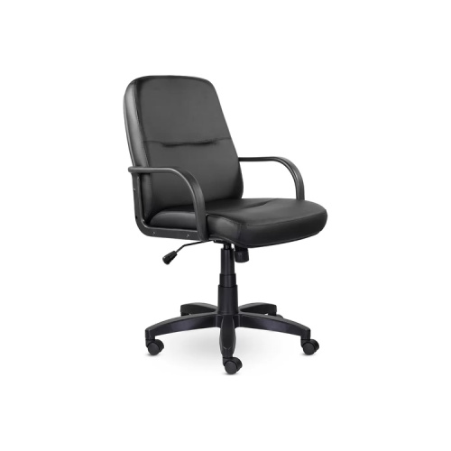Кресло руководителя Пилот Н (Пластик) (Кожзаменитель)