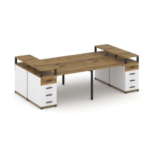 Бенч-система на 4 места с 2 опорными тумбами Concept CN.DRS-441 фото 7