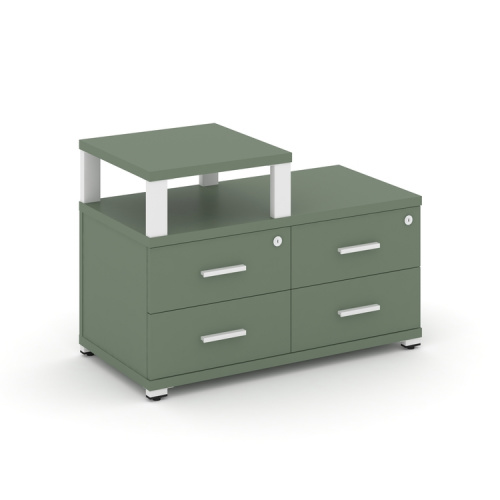 Тумба приставная с 4 ящиками Concept CN.TSP-002 W Тумба приставная с 4 ящиками Concept CN.TSP-002 W