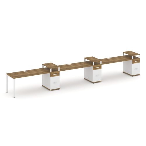 Бенч-система на 3 места с 3 опорными тумбами Concept CN.ORS-464 фото 8