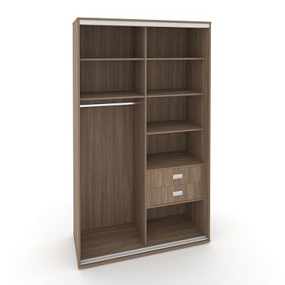 Корпус 2-х секционного шкафа высокого L=1600мм Maris SH.K2-6.1 K2