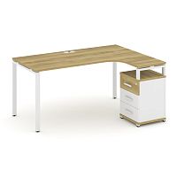 Стол эргономичный с опорной тумбой Concept CN.SA-307(R)