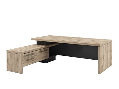 Стол руководителя с опорной тумбой Т-22.0000Л