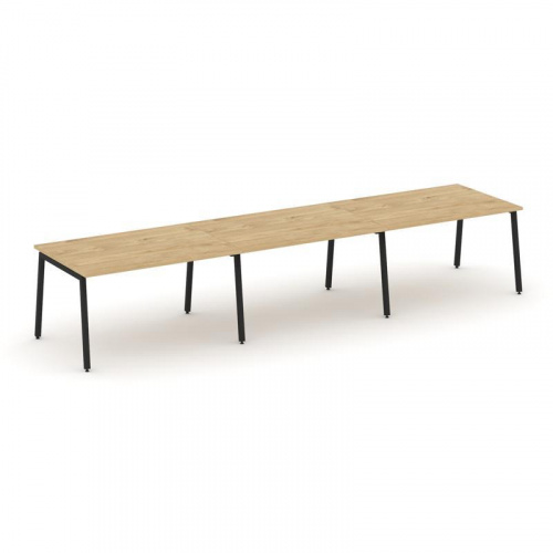 Style Project Стол переговорный SN-4A.SPRG-023.3 Тиквуд Светлый/Металл Антрацит 4410*980*750 фото 7 Style Project Стол переговорный SN-4A.SPRG-023.3 Тиквуд Светлый/Металл Антрацит 4410*980*750 фото 7