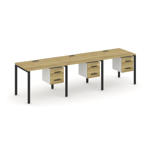 Бенч-система на 3 места с подвесными тумбами Concept CN.ORS-133 фото 6