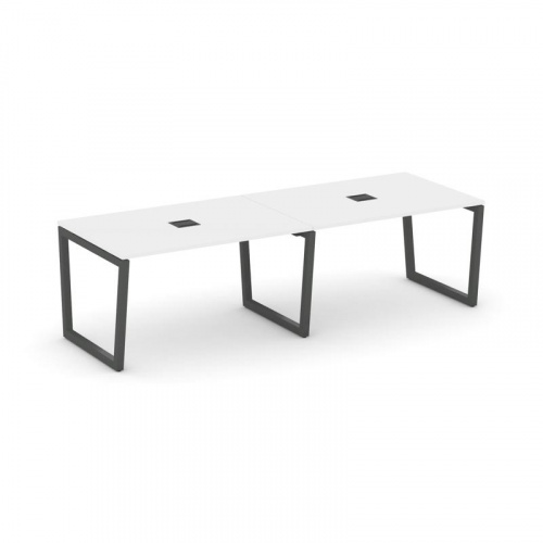 Style Project Стол переговорный SN-5T2.SPRG-014 Акация Лорка/Металл Антрацит/Заглушка Металл Антраци фото 26