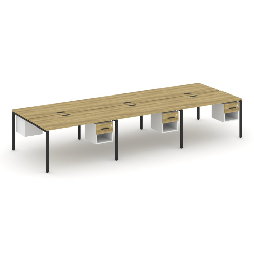 Бенч-система на 6 мест с подвесными тумбами Concept CN.DRS-159 фото 6 Бенч-система на 6 мест с подвесными тумбами Concept CN.DRS-159 фото 6