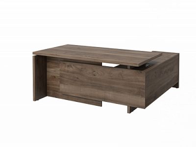 Стол с опорной тумбой FB-117L.DD Орех Пацифик Табак