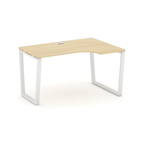 Style Project Стол рабочий эргоном. SN-6T2.SPA-001(R) Акация Лорка/Металл Антрацит/Заглушка Пластик фото 21