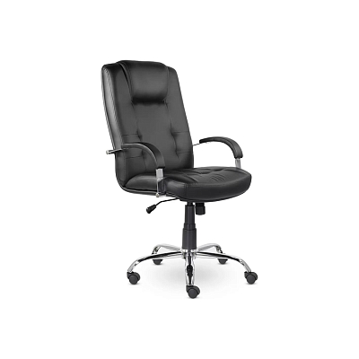 Кресло руководителя К-41 Кендо (Хром) (Экокожа)