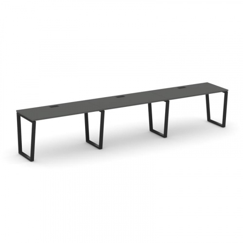 Style Project Рабочая станция 1 сторон. SN-6T2.ORS-042 Акация Лорка/Металл Антрацит/Заглушка Пластик фото 9