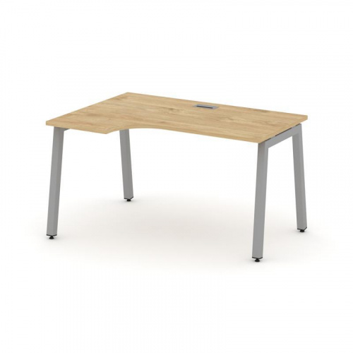 Style Project Стол рабочий эргоном. SN-5A.SPA-021(L) Дуб Табак/Металл Белый 1380*800/980*750 фото 13 Style Project Стол рабочий эргоном. SN-5A.SPA-021(L) Дуб Табак/Металл Белый 1380*800/980*750 фото 13