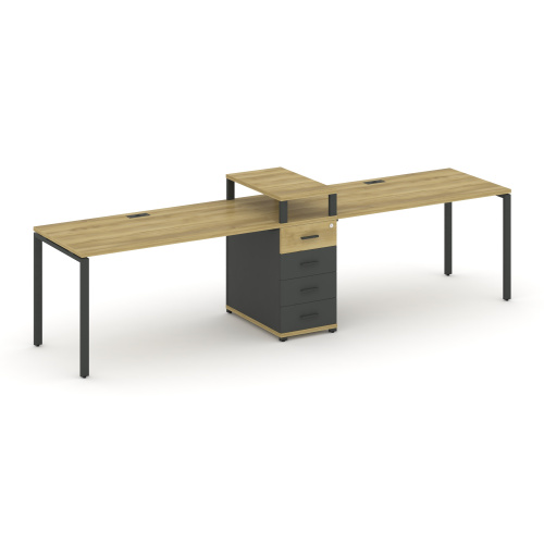 Бенч-система на 2 места с 1 опорной тумбой Concept CN.ORS-419 фото 4