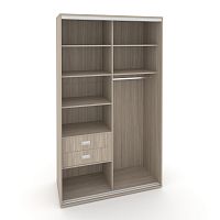 Корпус 2-х секционного шкафа высокого L=1300мм Maris SH.K2-3.1 K6