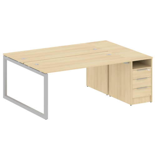 Бенч-система с тумбой на О-обр. м/к Metal System Quattro 50БО.РС-СТП-2.4 фото 4 Бенч-система с тумбой на О-обр. м/к Metal System Quattro 50БО.РС-СТП-2.4 фото 4